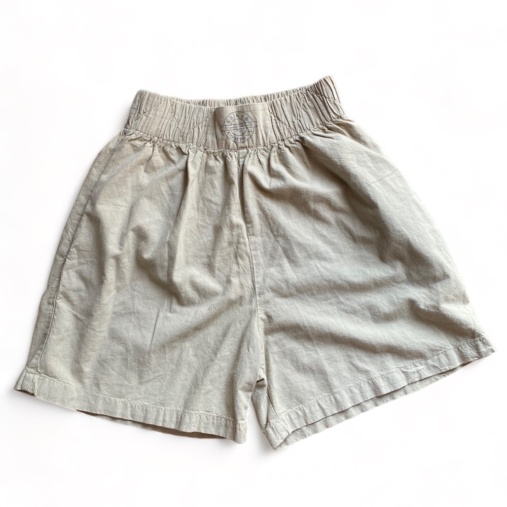 Erika & Company // Canvas High Rise Shorts